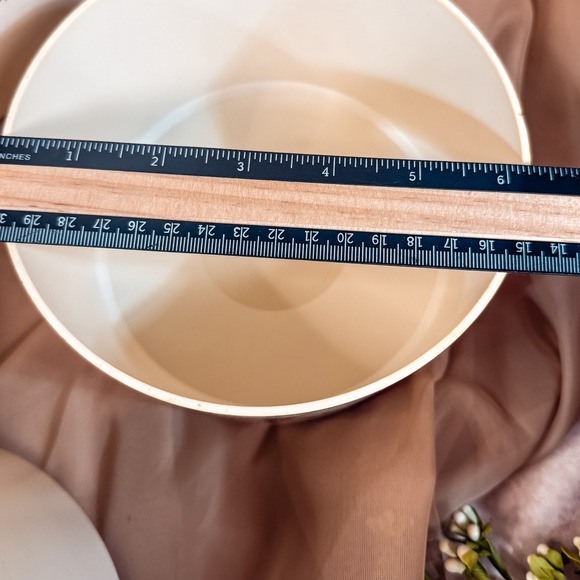 Cream And Brown Floral Sterilite Nesting Canisters Vintage - Picture 5 of 8